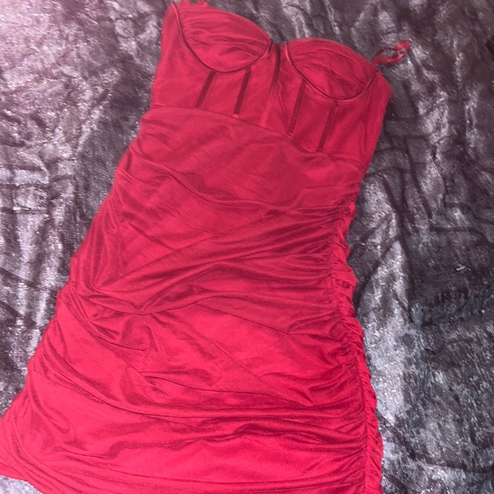 Red dress